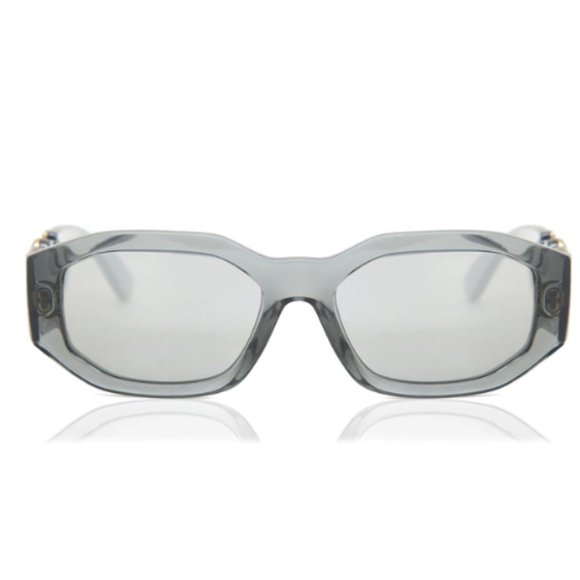 Authentic Versace Sunglasses VE4361 311/6G Gray Rectangular Frame Gray Lens 53MM